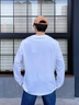 Calvin KleinJeans春秋男士休閑通勤簡(jiǎn)約ck字母印花打底衫長(cháng)袖T恤J326798 YAF-月光白 XL 曬單實(shí)拍圖