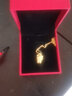中國黃金（CHINA GOLD）超人豬黃金項鏈男女款小金豬3D硬金吊墜足金生肖本命年禮物送女友 超人豬吊墜【配18K金鏈】約1.7g 曬單實拍圖
