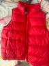 鴨鴨（YAYA）兒童羽絨馬甲2023新短款內膽輕薄男女童寶寶冬季小童裝馬夾GM 黑色 120 曬單實(shí)拍圖