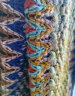 目丸民族风西藏旅游穿搭斗篷外套披肩拉萨围巾女云南外搭加厚毯子披风 蓝色 实拍图