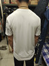 皮爾卡丹法國高端男裝 男士短袖T恤絲光棉圓領(lǐng)半袖夏季冰 絲體恤衫桑蠶絲上衣潮 皇冠白色 170/L建議115-135斤 曬單實(shí)拍圖
