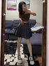 Let's slim2600G防勾絲打底襪高腰美腿塑形加絨加厚女秋冬壓力絲襪連褲襪 2600G膚色 連腳 1雙 均碼 曬單實(shí)拍圖