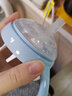愛咔威（IKV）兒童水杯硅膠吸管杯學(xué)飲嬰幼兒吸嘴杯 寶寶水杯防漏吸管奶瓶開學(xué) 吸嘴杯-大藍瓶 240ml 曬單實拍圖