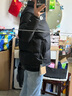 the North Face【斷碼清貨JD物流】美版青少年羽絨服男女保暖防寒羽絨NF0A8A4C JK3-耀司黑 XL 曬單實拍圖