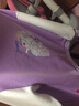 真維斯兒童外套春秋款女童棒球服男童帥氣衣服秋季童裝上衣小孩洋氣秋裝 紫 J奶茶白兔x/J奶茶白兔 160 曬單實(shí)拍圖