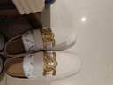 他她春時尚后空涼鞋舒適穆勒鞋女7QC02AH3 米色 36 曬單實拍圖