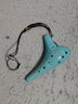 風(fēng)雅陶笛（FENG YA OCARINA） 裂紋加長(cháng)型12孔中音C調 十二孔AC陶笛 12AC加長(cháng)型青裂紋 曬單實(shí)拍圖