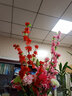 花藝知己仿真桃花枝客廳商場(chǎng)落地擺放桃花樹(shù)假樹(shù)裝飾插花梅花人造花桃樹(shù)枝 仿真桃花樹(shù) 1.5米雙桿一棵配黑盆 曬單實(shí)拍圖
