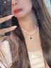 珍珠項鏈送媽媽款銀飾玉髓吊墜七夕情人節(jié)禮物送老婆實用生日禮品 玉髓珍珠項鏈 曬單實拍圖