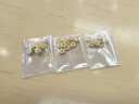 靈久久金色鏤空花托diy手工制作手串隔片花帽串珠材料花瓣花托 5號(hào) 10個(gè) 曬單實(shí)拍圖