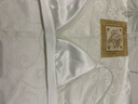 Claesen's七夕禮物真絲內(nèi)衣女桑蠶絲法式三角杯夏薄款小胸性感美背透氣文胸 云母白 M (適合70C/75AA/75A/75B) 曬單實(shí)拍圖