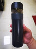 樂(lè )扣樂(lè )扣不銹鋼茶水分離保溫杯男士透明杯蓋泡茶便捷車(chē)載外出辦公室水杯 黑色【370ML】 曬單實(shí)拍圖