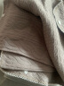 水星家纺A类提花枕套一对双人枕头套枕巾48x72-74cm星舒意 褐 实拍图
