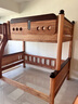 優(yōu)漫佳全實(shí)木上下床兒童床紅胡桃木1.8高低床雙層床兩層床母子床可定制 僅高低床 可定制尺寸聯(lián)系客服 下鋪1.5*2米 上鋪1.2*2米 曬單實(shí)拍圖