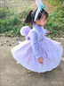 G.DUCKKIDS童裝洛麗塔公主裙女童連衣裙春秋季兒童裙子秋冬針織毛衣蓬蓬裙女 2520紫色毛衣裙+裙撐【不加絨】 130 尺碼7~8歲【120-130cm】cm 曬單實(shí)拍圖