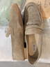 NINE WEST/玖熙通勤樂(lè)福鞋反絨豆豆鞋女鞋 NF438016SK 杏色37 曬單實(shí)拍圖