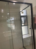東鵬（DONGPENG）淋浴房L型不銹鋼平開(kāi)門(mén)干濕分離家用衛生間浴室淋浴玻璃隔斷浴屏 槍灰800*1200|不銹鋼內外開(kāi) 標高2000，含石基2050mm 曬單實(shí)拍圖