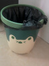 梦庭 创意垃圾桶压圈式家用办公室大号卡通款 客厅纸篓大容量绿色9972 实拍图