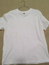 真維斯（Jeanswest）T恤男春夏大碼凈版純色打底衫胖子男士加肥加大寬松顯瘦純棉短袖 白色（空白） 2XL (185) (體重160-180斤) 曬單實(shí)拍圖