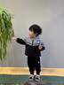 幼歌（YOUGE） 嬰幼兒連帽加絨加厚運動(dòng)夾棉外套撞色松緊休閑褲 米奇外套 80 cm 曬單實(shí)拍圖