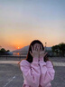 蝶嬌諾（DIEJIAONUO）加絨加厚衛(wèi)衣女裝秋裝2024新款秋季套裝女學(xué)院風(fēng)兩件套裝奶系穿搭 粉色衛(wèi)衣+闊腿褲 M（100-110斤） 曬單實(shí)拍圖