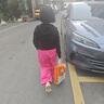 ASK JUNIOR女童套裝2025秋季新品兒童連帽衛(wèi)衣工裝褲撞色兩件套潮娃休閑衣服 粉色 150 曬單實拍圖