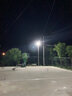 泛彩 籃球場燈太陽能led射燈廣場探照高桿投光燈戶外防水照明 200W-照200平-不含燈桿 曬單實拍圖