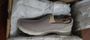 斯凱奇（SKECHERS）休閑健步鞋女懶人套腳透氣運(yùn)動(dòng)鞋124508 淺灰色/粉紅色/LGPK 39.5 曬單實(shí)拍圖