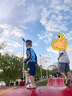 速浪兒童防曬泳衣男童分體學(xué)游泳海邊度假  鯊魚嘟嘟  120 曬單實(shí)拍圖