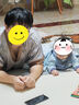 迪尼豆豆（dinidoudu）嬰兒毛衣馬甲0新生兒針織毛衣 1歲男嬰兒背心春秋女寶寶毛衣坎肩 毛線馬甲 領(lǐng)結(jié)雙邊開紐扣粉色 80碼（建議6-12月） 曬單實(shí)拍圖
