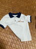 米子旗粉色短袖polo衫女夏季小個(gè)子短款polo領(lǐng)女T恤正肩寬松上衣保羅衫 咖字8259左胸小 杏色 M 90-100斤 曬單實(shí)拍圖