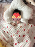 贝初众婴儿定型枕头0-1岁新生儿童头型矫正3-6个月以上宝宝侧睡靠背枕头 玫瑰粉【定型枕+固定柱】 可调节/防惊跳/双面可用 实拍图