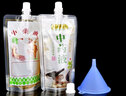 天美琪【7倉閃電發(fā)貨】中藥袋液體袋加厚自立吸嘴袋250ml液體包裝袋便攜 【特厚】吸嘴袋50只（含六件套） 曬單實拍圖