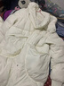 她芙（tafu）品牌女裝羽絨服女中長(zhǎng)款過膝2025冬季新款韓版寬松保暖加厚外套 白色 S 曬單實(shí)拍圖