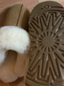內(nèi)泊NEIBO乳膠羊毛毛拖鞋男冬季U澳洲GG加厚皮毛一體防臭防濕保暖女士 深栗【拍大1碼】 40-41 大1碼寬松 曬單實(shí)拍圖