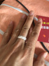 佰譽(yù)銀家 送證書(shū)S999足銀男士戒指個(gè)性潮流男生款單身中指食指指環(huán)開(kāi)口嘻哈禮物霸氣可調節學(xué)生白銀小眾 男款均碼（可調節大?。?曬單實(shí)拍圖