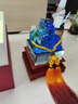 錦呈祥琉璃工藝品玉璽印章擺件譽(yù)滿四海商務(wù)定制典紀(jì)念 小號(hào)琥珀色琉璃譽(yù)滿四海玉璽印章 曬單實(shí)拍圖