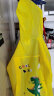 惠寻 京东自有品牌 儿童卡通雨衣 带书包位雨披 黄色小恐龙XXXL码 实拍图