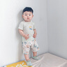 雅嬰世族（YAYINGSHIZU）寶寶開襠褲嬰兒短褲夏季開檔褲兒童褲子薄款男童女幼兒純棉可外穿 【純棉開襠短褲】-森林動(dòng)物 73 曬單實(shí)拍圖