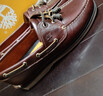 添柏嵐（Timberland）【斷碼特賣(mài)JD物流】男鞋牛皮經(jīng)典手工縫制休閑戶(hù)外船鞋|25077W寬 中棕褐色 43 (US9) 曬單實(shí)拍圖