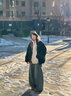 乖米豆美式復(fù)古棉衣棉服女冬季新款加厚面包服學(xué)生冬裝外套棉襖情侶 黑色 M【100-120斤】 曬單實(shí)拍圖