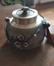 京峰閣 茶具全錫福田花雨錫罐 茶筒茶倉茶葉罐大號(hào)裝錫制密封罐禮盒裝 福田花雨 曬單實(shí)拍圖
