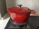 Breguet琺瑯鑄鐵鍋平底雙耳煲湯鍋炒鍋燉鍋煲飯煮鍋電磁爐結(jié)婚喬遷禮物 【店鋪爆款】經(jīng)典紅 24cm 曬單實(shí)拍圖