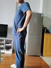 家樂芬[萊卡棉]2022年新款睡衣男士夏季純棉短袖長褲家居服男款夏天薄款 A924112藏藍 2XL （180） 建議體重160斤-180斤 曬單實拍圖