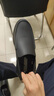 斯凱奇（Skechers）男鞋商務(wù)簡(jiǎn)約百搭休閑鞋一腳蹬懶人鞋 全黑色 41.5 (265mm) 曬單實(shí)拍圖