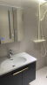 惠达 智能镜柜陶瓷一体盆洗脸盆洗漱台浴室柜套装套装组合 1561-90cm 实拍图