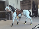 莫尼森  MOREISAN黃銅馬到成功馬擺件客廳玄關(guān)辦公室桌面裝飾品公司喬遷開(kāi)業(yè)禮物品 黃銅西部神駒駿馬(小號白) 曬單實(shí)拍圖