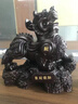 實(shí)木質(zhì)雕貔貅擺件桌面客廳喬遷辦公室開(kāi)業(yè)風(fēng)水招財鎮宅送禮工藝品 E黑檀木招財聚財貔貅【長(cháng)】 30cm 曬單實(shí)拍圖