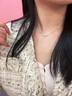 皇妝 純925銀項鏈女士飾繁花鎖骨鏈吊墜生日紀念禮物送老婆女友 999 曬單實(shí)拍圖