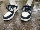 安踏板鞋男鞋秋冬厚底革面復古潮流小白鞋防滑耐磨學(xué)生運動(dòng)休閑鞋子男 【小零感】熊貓配色 42 曬單實(shí)拍圖
